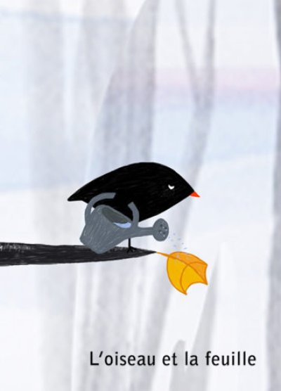 L’oiseau et la feuille
