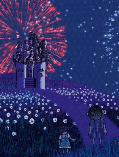 Sous un coin de ciel bleu